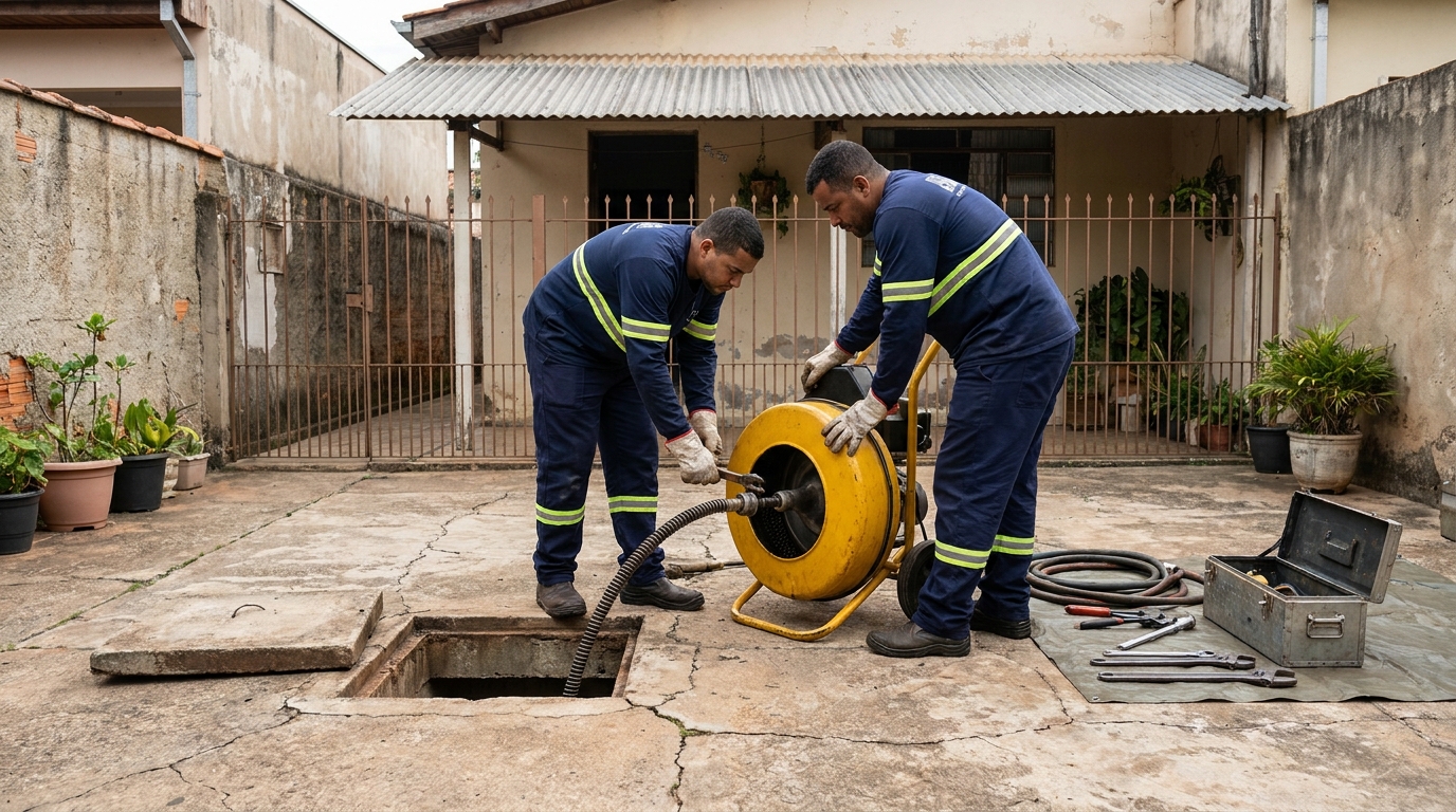 Desentupimento de esgoto em Santa Cruz do Sul‑RS